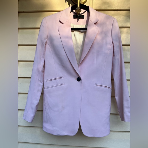 Rag & Bone pink single breasted blazer, - Picture 1 of 9